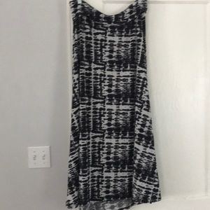 Tie dyed black and white maxi skirt from LuLaRoe
